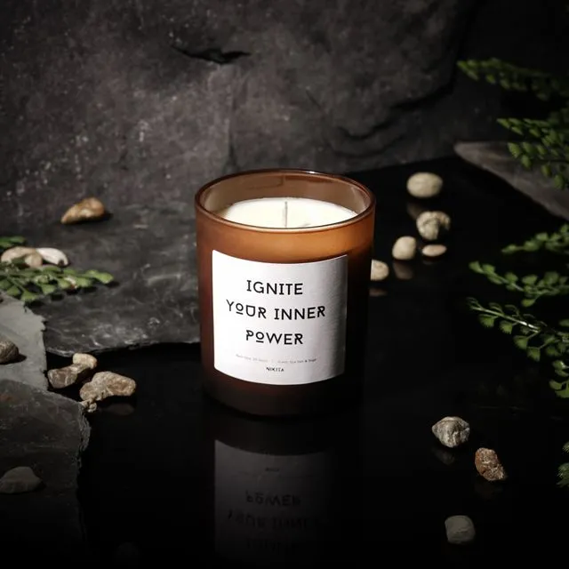 'IGNITE YOUR INNER POWER' Empowering Candle
