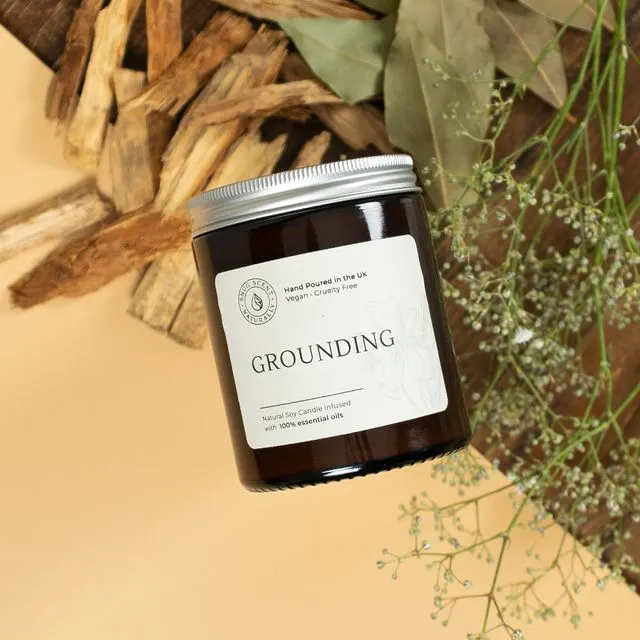 Bergamot &amp; Bay Natural Candle – Grounding