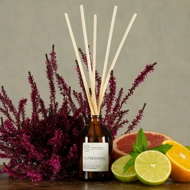 Sweet Orange & Lime Natural Reed Diffuser – Refreshing