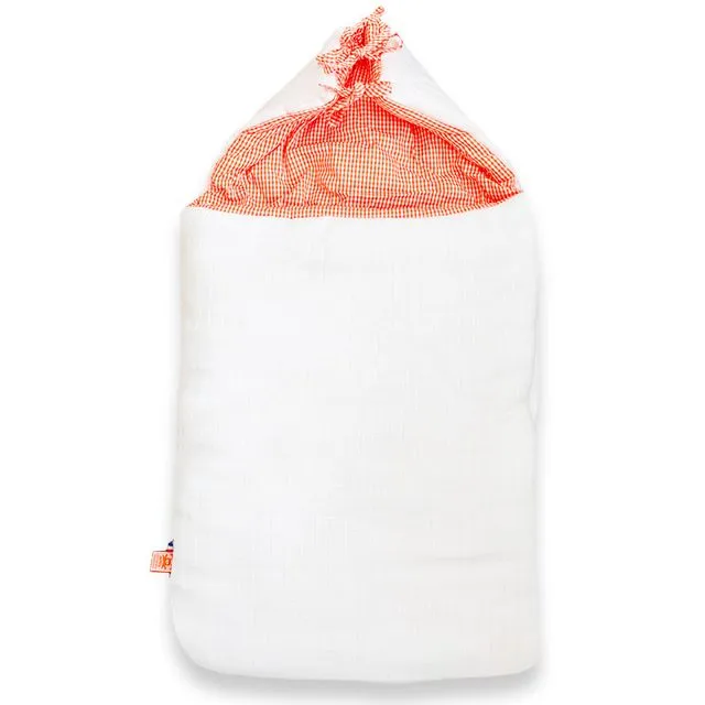 Organic Cotton Bunting Bag - White