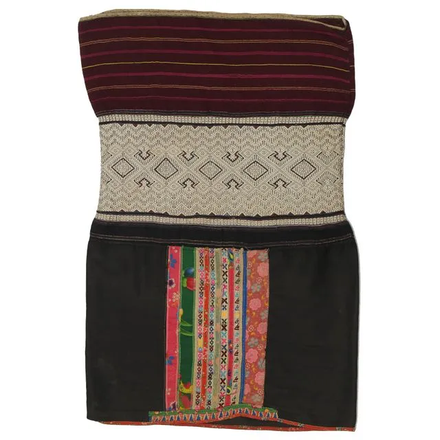 Vintage Ethnic Lu Skirt from Northern Vietnam | 34" x 22"