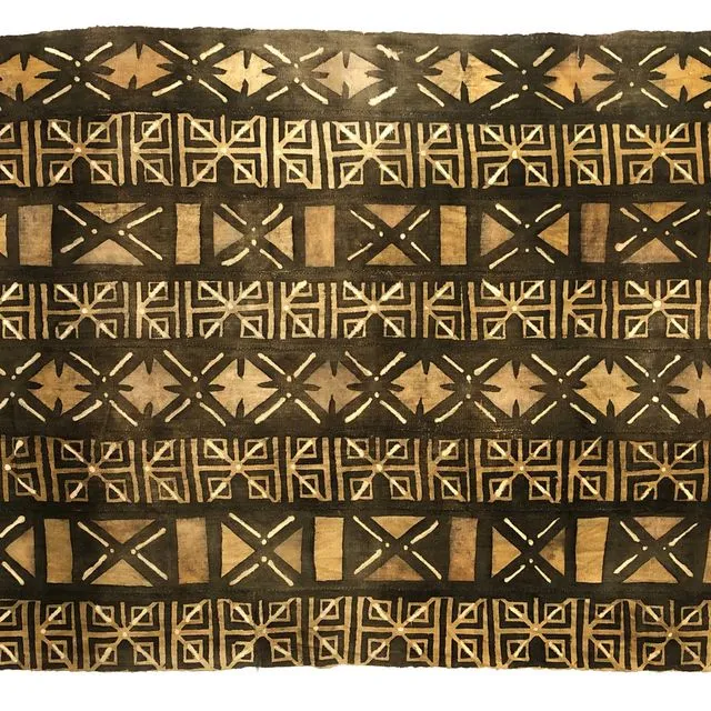 Vintage Mud Cloth Textile from Mali - 67" x 42"