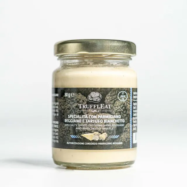 Parmesan cheese cream and bianchetto truffle 80 gr - TrufflEat