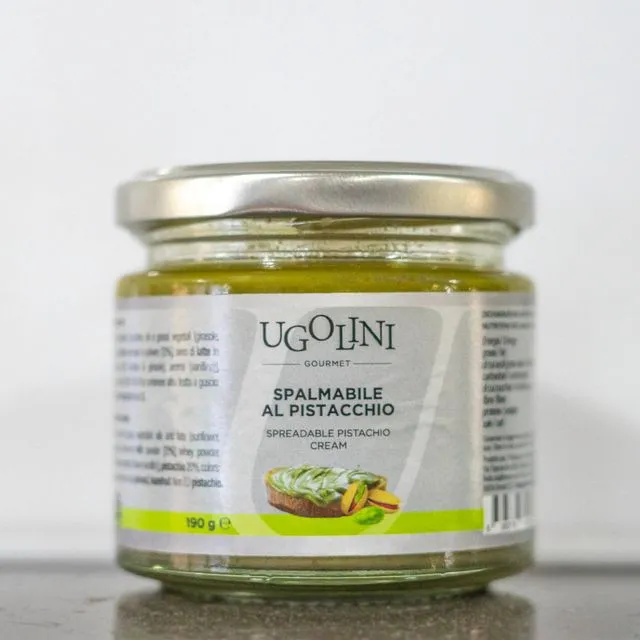 Pistachio spreadable cream 190 gr - Ugolini Gourmet