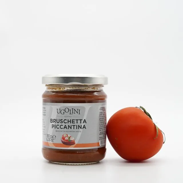 Bruschetta Piccantina, spicy tomato sauce 180 gr - Ugolini Gourmet