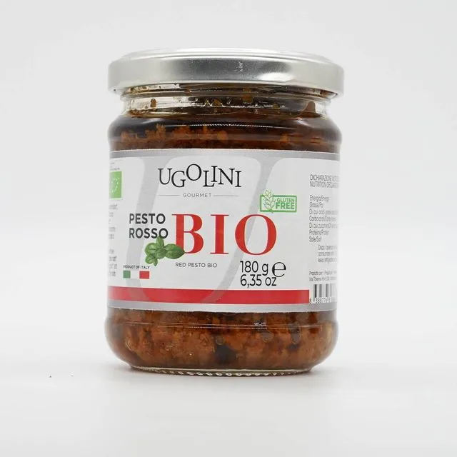 Organic red pesto 180 gr - Ugolini Gourmet