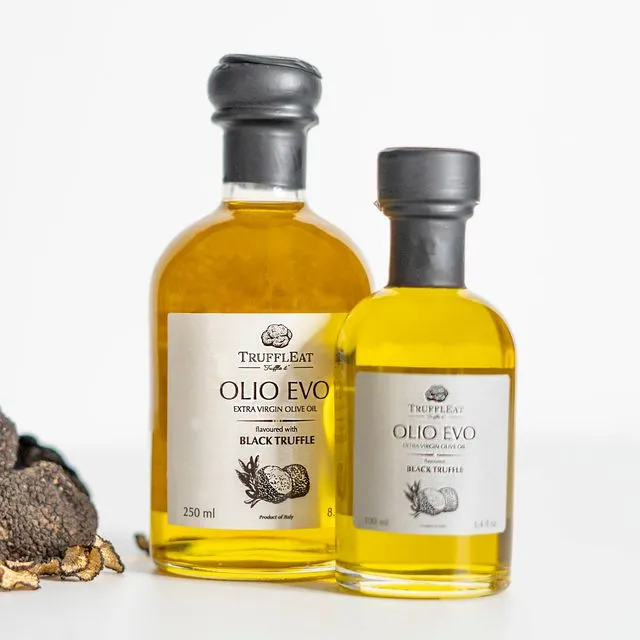 EVO OIL Extra virgin olive oil flavored with black truffle 100 ml / 250 ml - TrufflEat