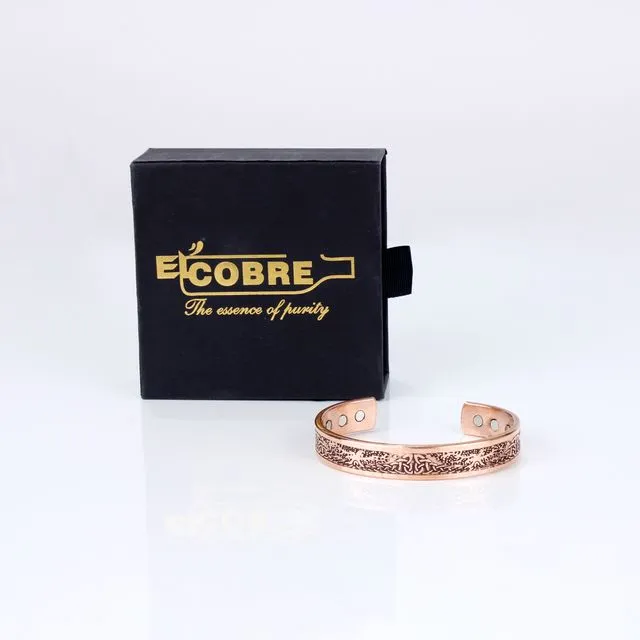 Pure copper magnet Bracelet with gift box (design 21)
