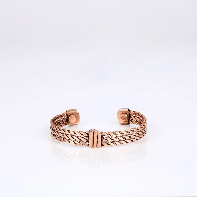Pure copper magnet light weight bracelet (design 23)