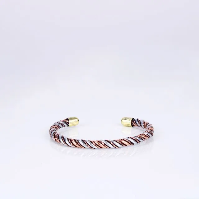 Pure copper magnet light weight bracelet (design 26)
