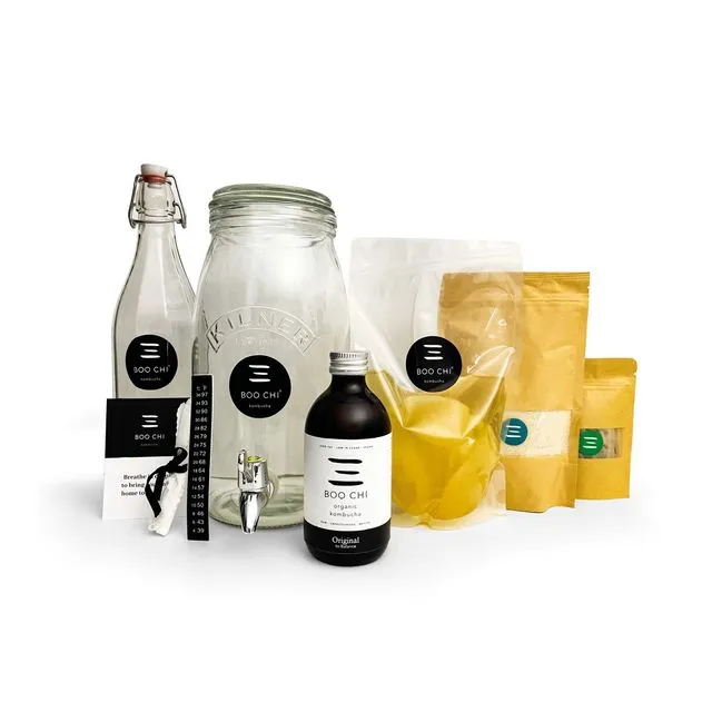 Premium Organic (3L) Kombucha Making Kit (Kilner)