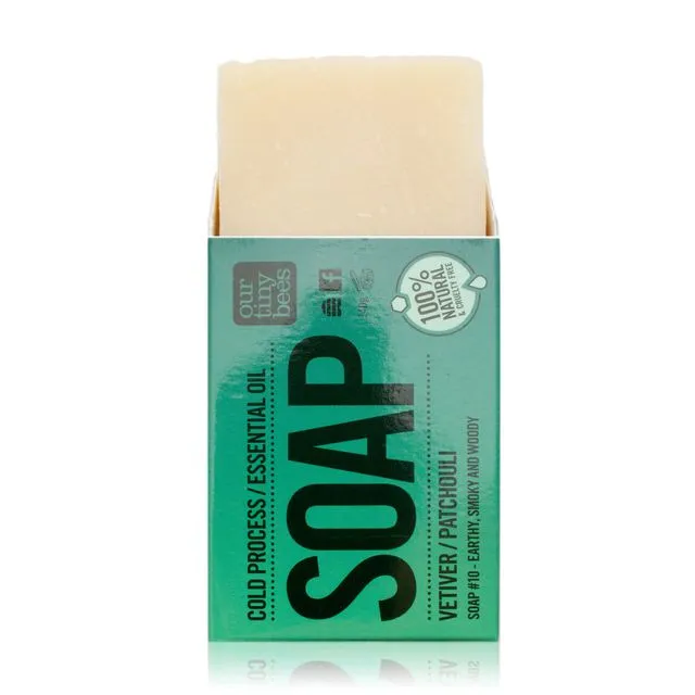 Soap #10 Vetiver / Patchouli / Cedarwood (140g Big Block)