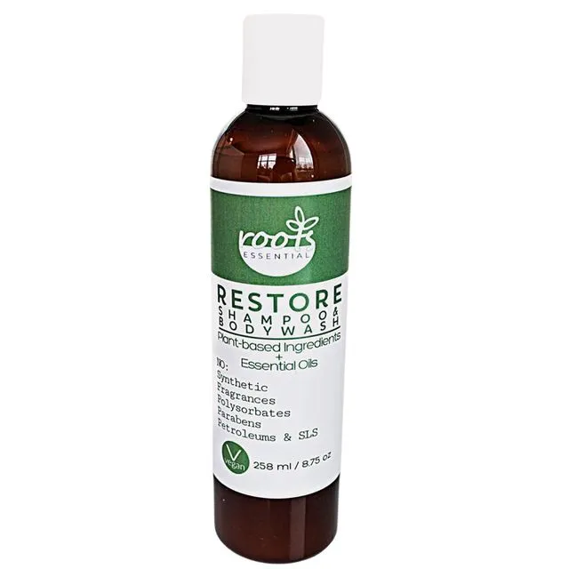 Restore Botanical Shampoo + Body wash 8 OZ - PACK OF 5