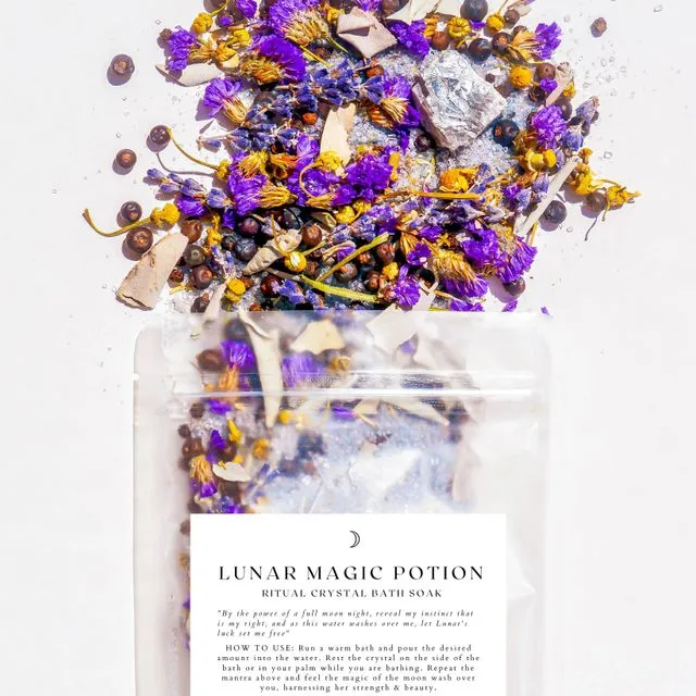 Lunar Magic Potion | Crystal Bath - Ritual Bath Salts