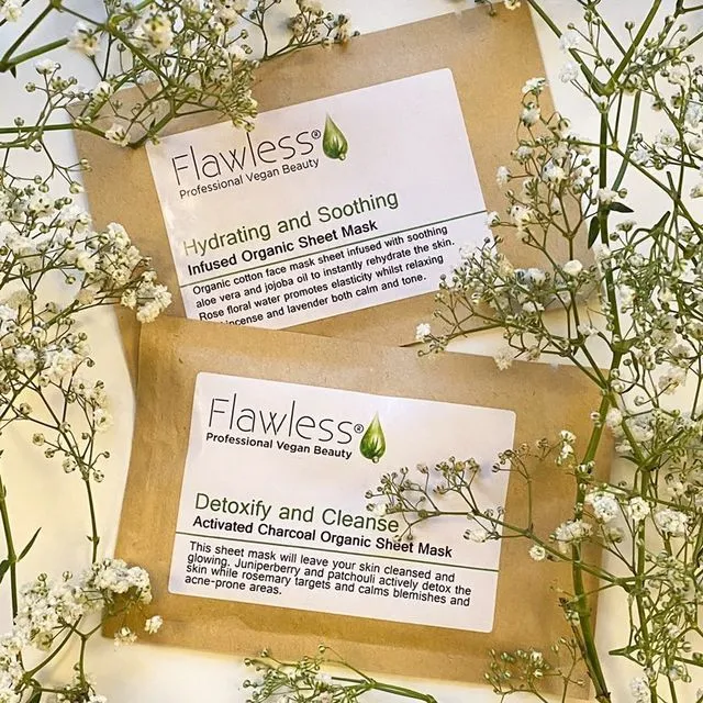 Flawless Rose & Frankincense Hydrating and Soothing Facial Sheet Mask