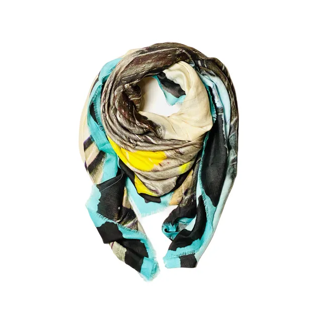 Silk and Modal Scarf - Silhouette