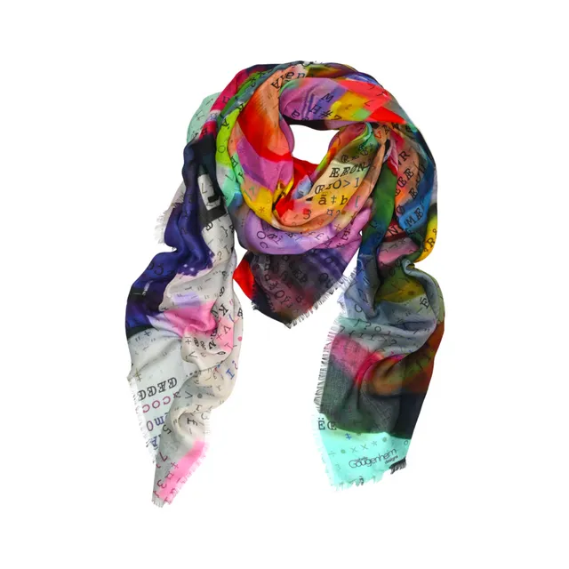 Silk and Modal Scarf - The Wave