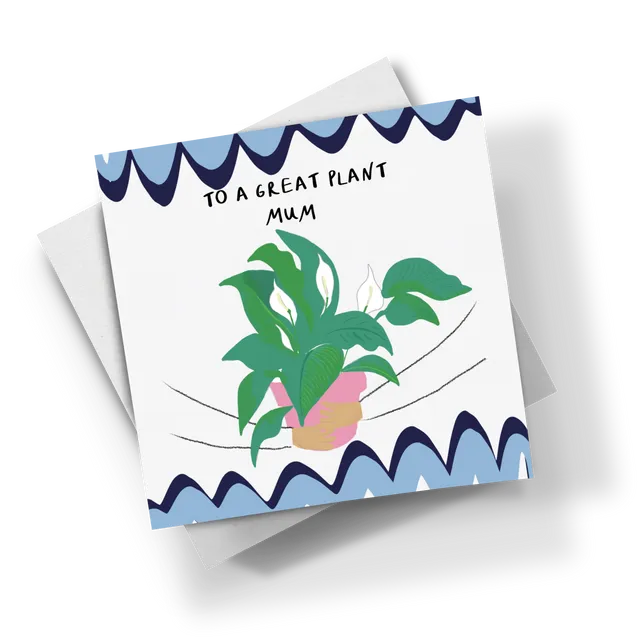 Plant mum card