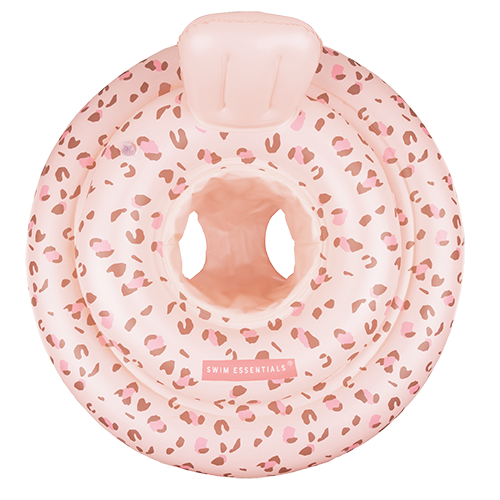 Swim Essentials Baby Float Old Pink Panterprint 0-1 jaar