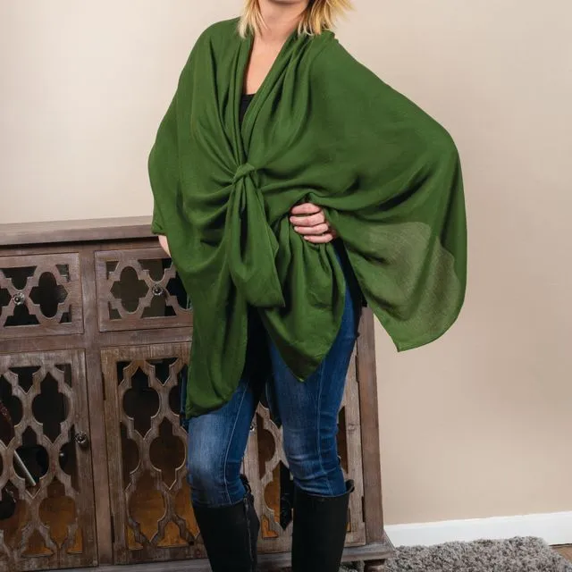 EFW12 Women's Emerald Versatile Fashion Wrap