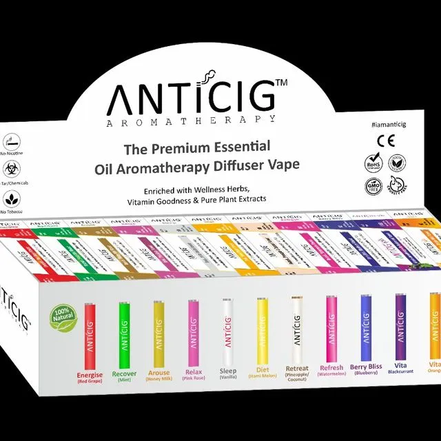 AntiCig Wholesale pack (All 10 Flavours)
