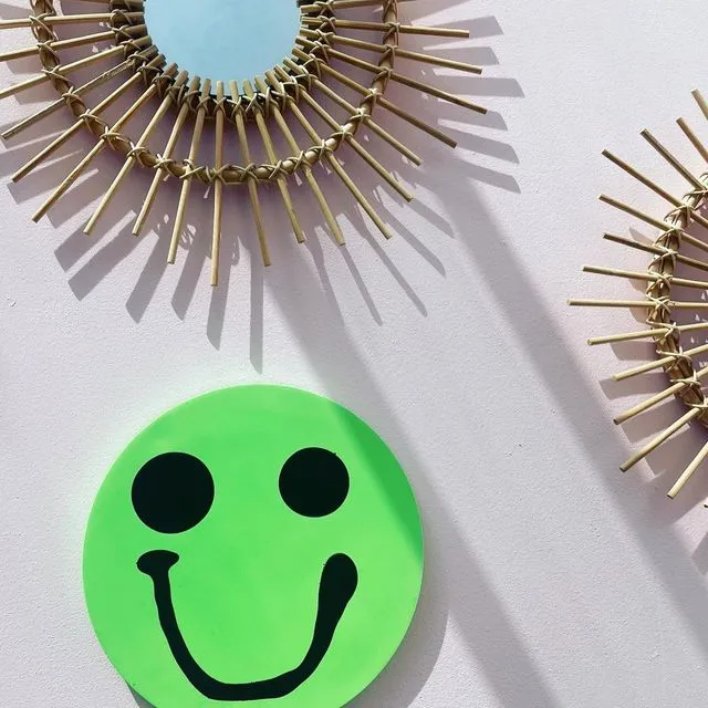 Wall Hanging - Smiley - Green