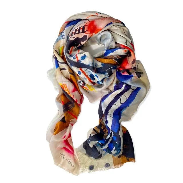 Silk and Modal Scarf - Inspire