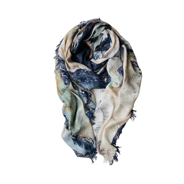 Silk and Modal Scarf - Gold Rush