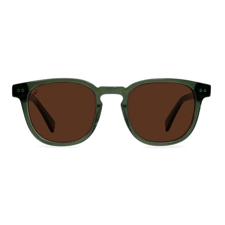 Athene Olive - sustainable bio-acetate sunglasses
