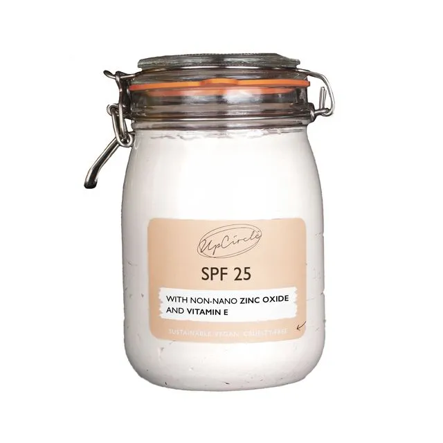 SPF 25 Mineral Sunscreen Reef Safe & Vegan Eco Friendly Cream -1L Bulk Refill