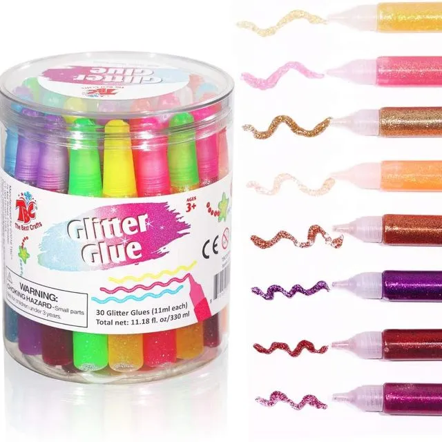 TBC Glitter Glue - Pack of 30