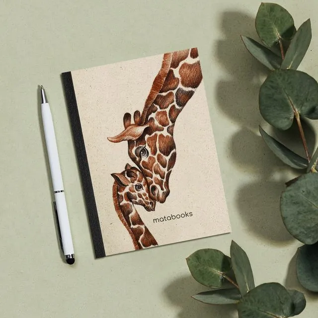 Stiff broschur Dahara - "Giraffes love"