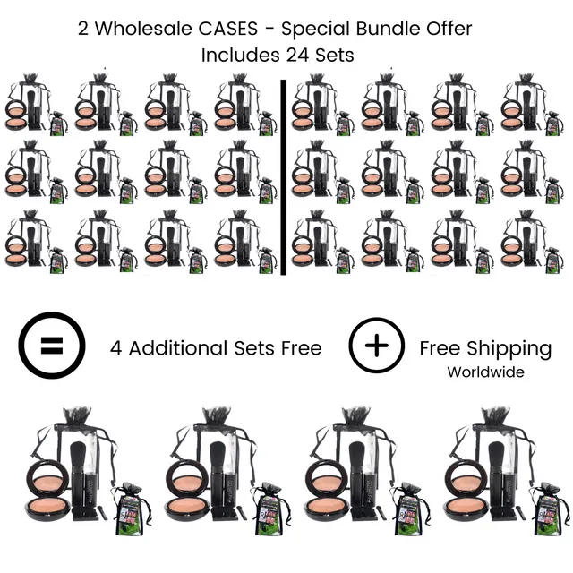 2 Wholesale Cases = 4 Free Sets Bundle Offer - GO-NATURAL® ALL-IN-ONE® Powder - Travel Gift Sets (Copy) (Copy)