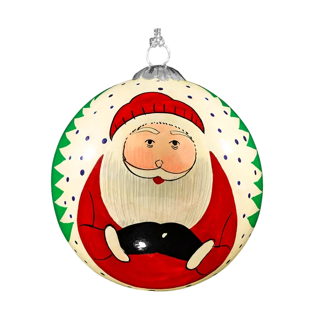 Santa White - Handmade Bauble