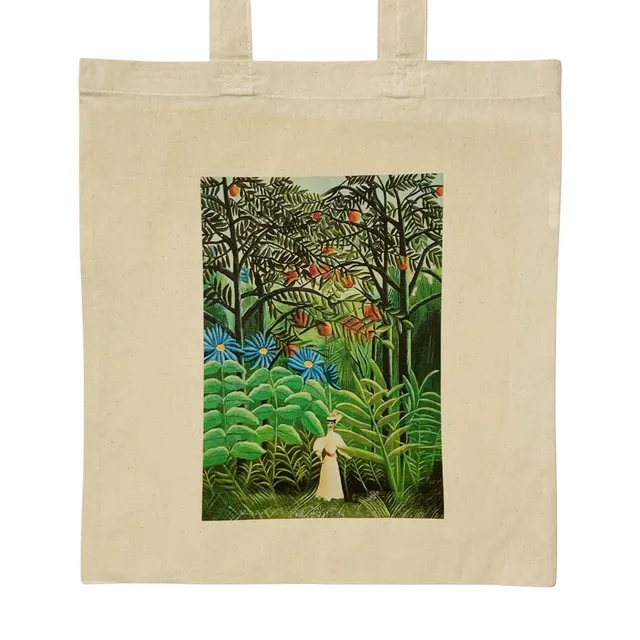 Rousseau Tropical Jungle Tote Bag Vintage Art Print 'Woman i
