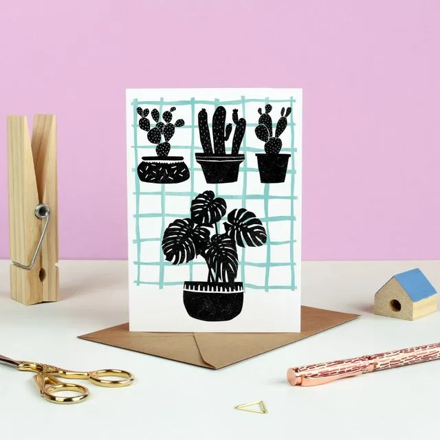 Plant Collection Greetings Card