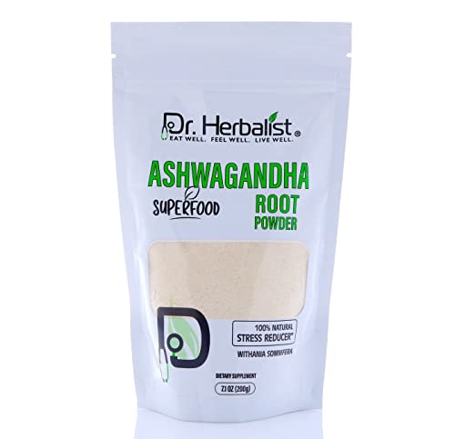 Dr.Herbalist 100% Natural Ashwagandha Root Powder AKA Withania Somnifera 200g
