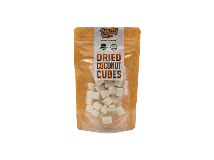 Dried Coconut Cubes (70gm x 12pkt) 1 Case