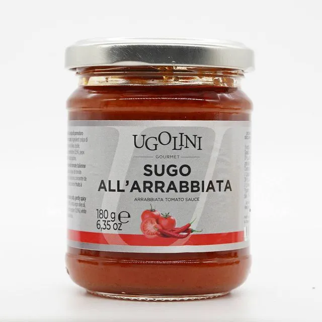 Arrabbiata sauce tomato pulp sauce gluten-free 180 gr - Ugolini Gourmet