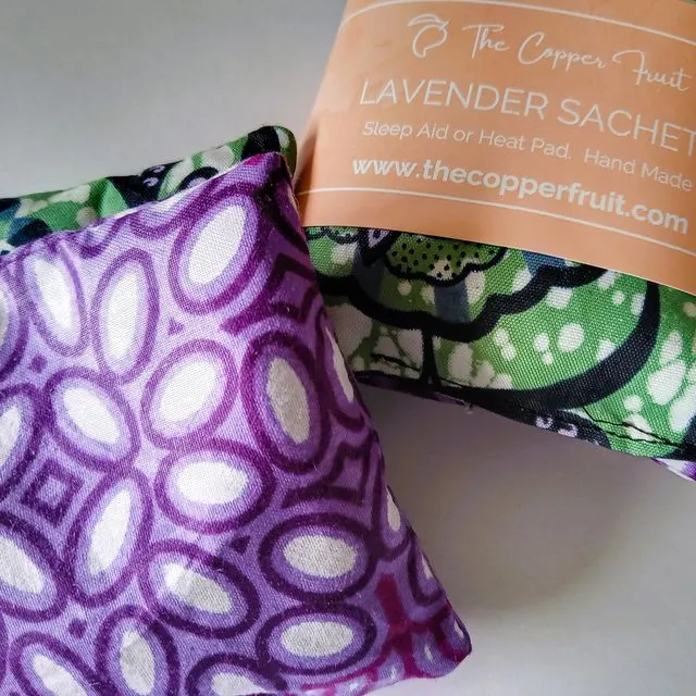 Lavender Sachet Duo - Handmade | Sleep Aid, Heat Pad, Air Freshener, Insect Repellent