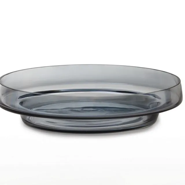 flat bowl classic UFO shape, luxury 9mm glass, electroplated ENVIE 08SI