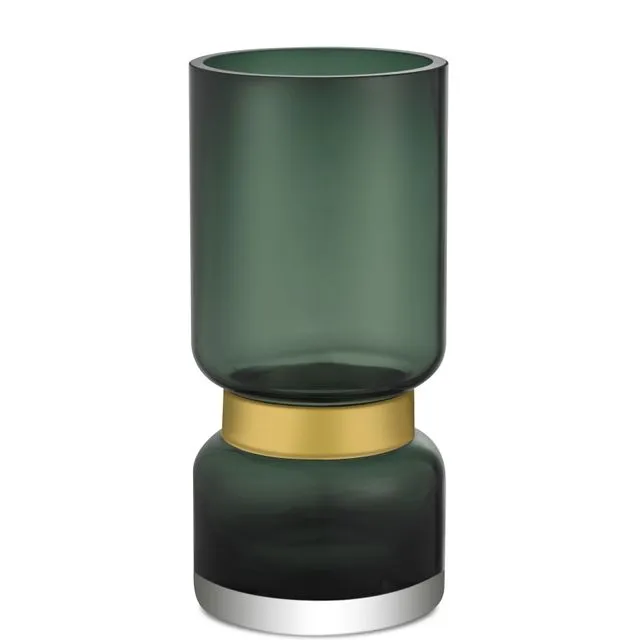 Classic Luxury Design tall vase made to perfection, green Glass TRIER 36 GE