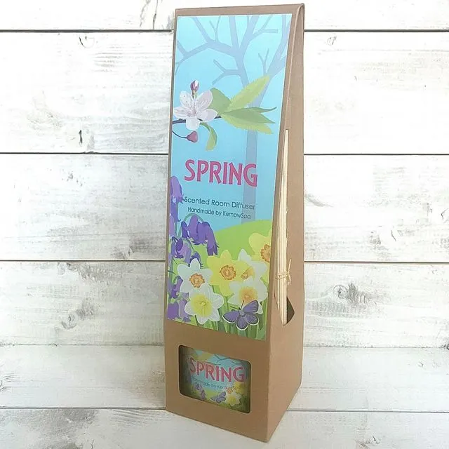 Spring (Fresh Florals) Gift Boxed Scented Room Diffuser