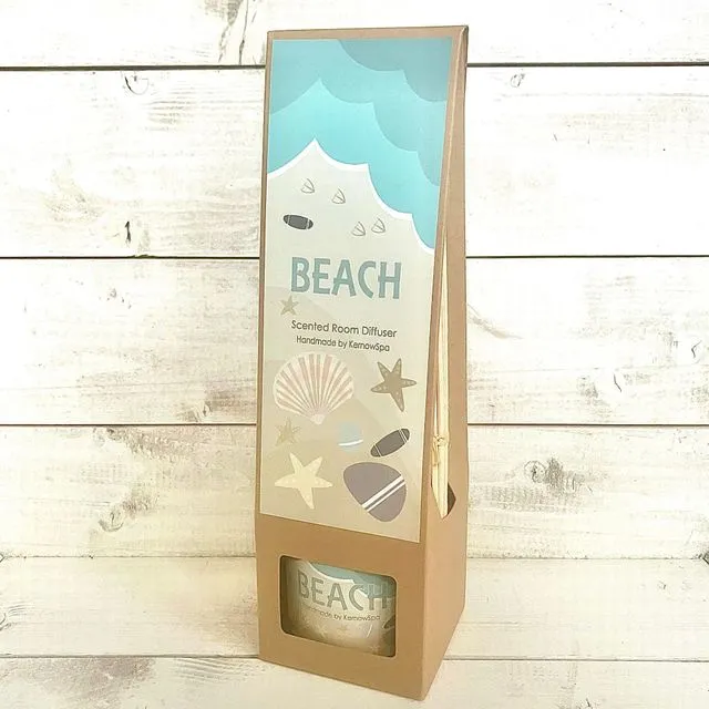 Beach (Rock Salt & Driftwood) Gift Boxed Scented Room Diffuser