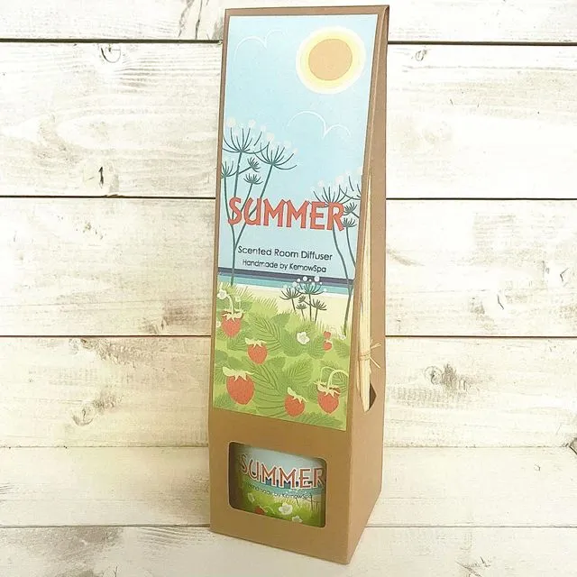 Summer (Strawberry & Parsley) Gift Boxed Scented Room Diffuser