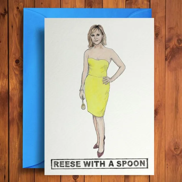 Reese with a spoon