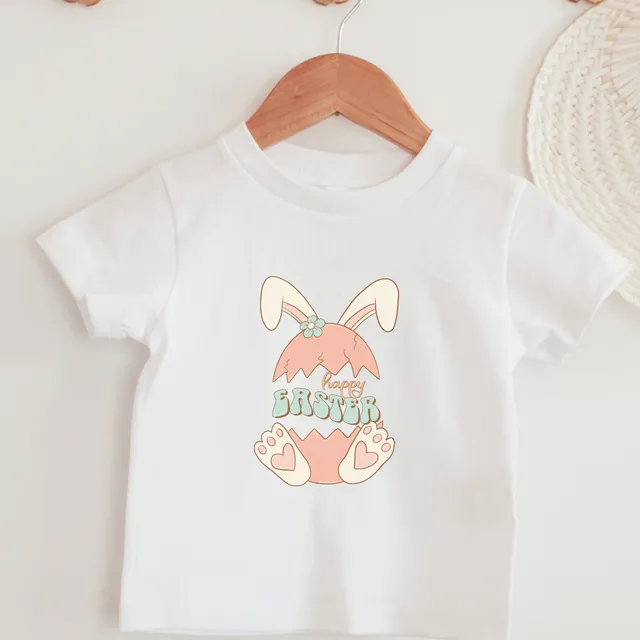 Happy Easter Bunny Egg Toddler Tee