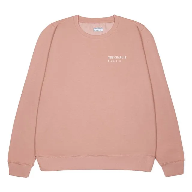THE CHARLIE CREWNECK CLASSIC Dusty Pink