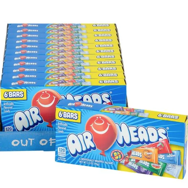 AIRHEADS THEATER BOX CANDY 12PC/CASE