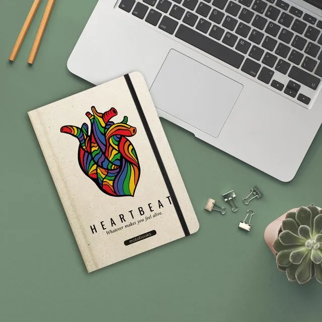 Notebooks - Nari - Pride Collection “Heartbeat” (dotted)